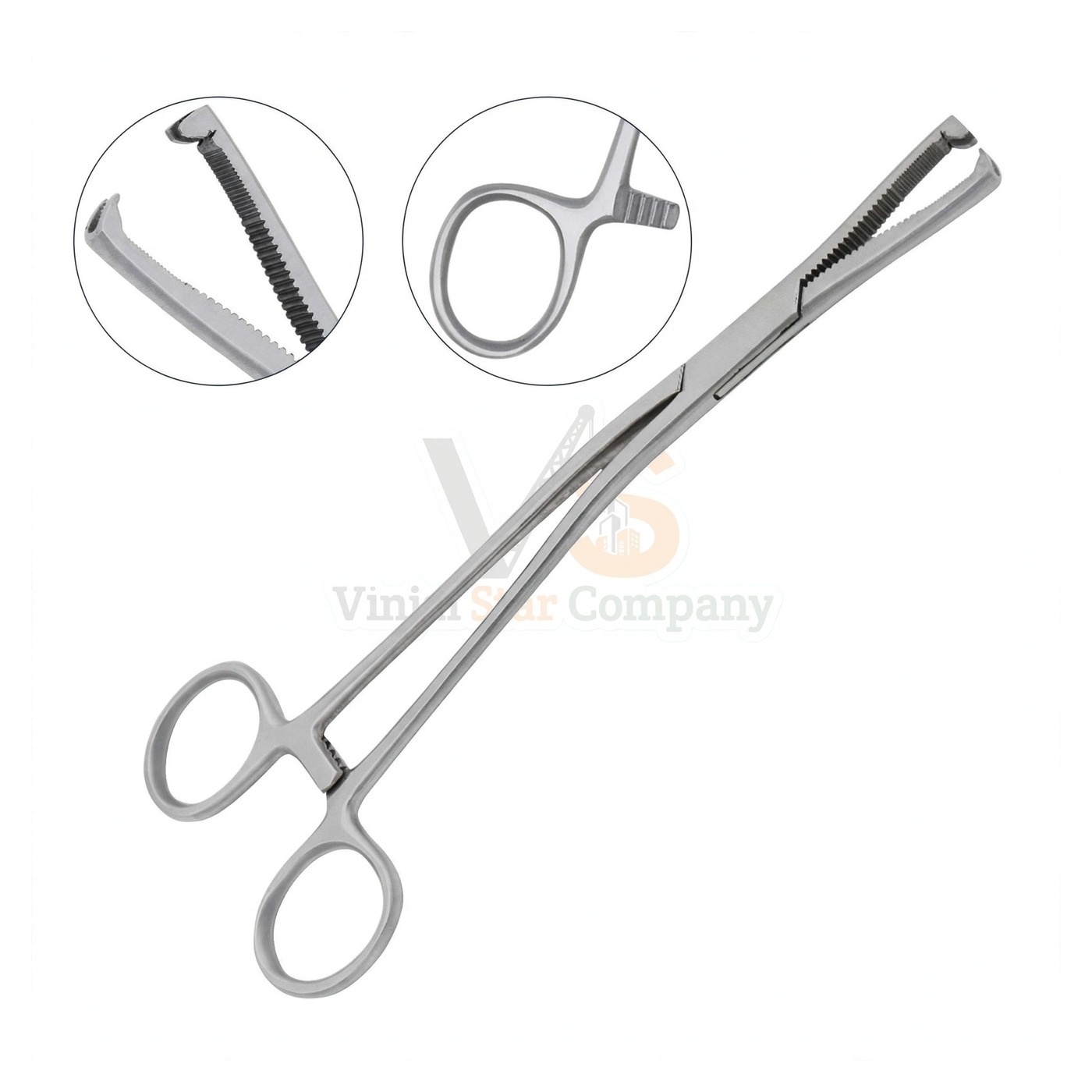 sm1488 Dingman Cartilage Bone Clamp 7%C2%Bd | VS Surgico - Image 1