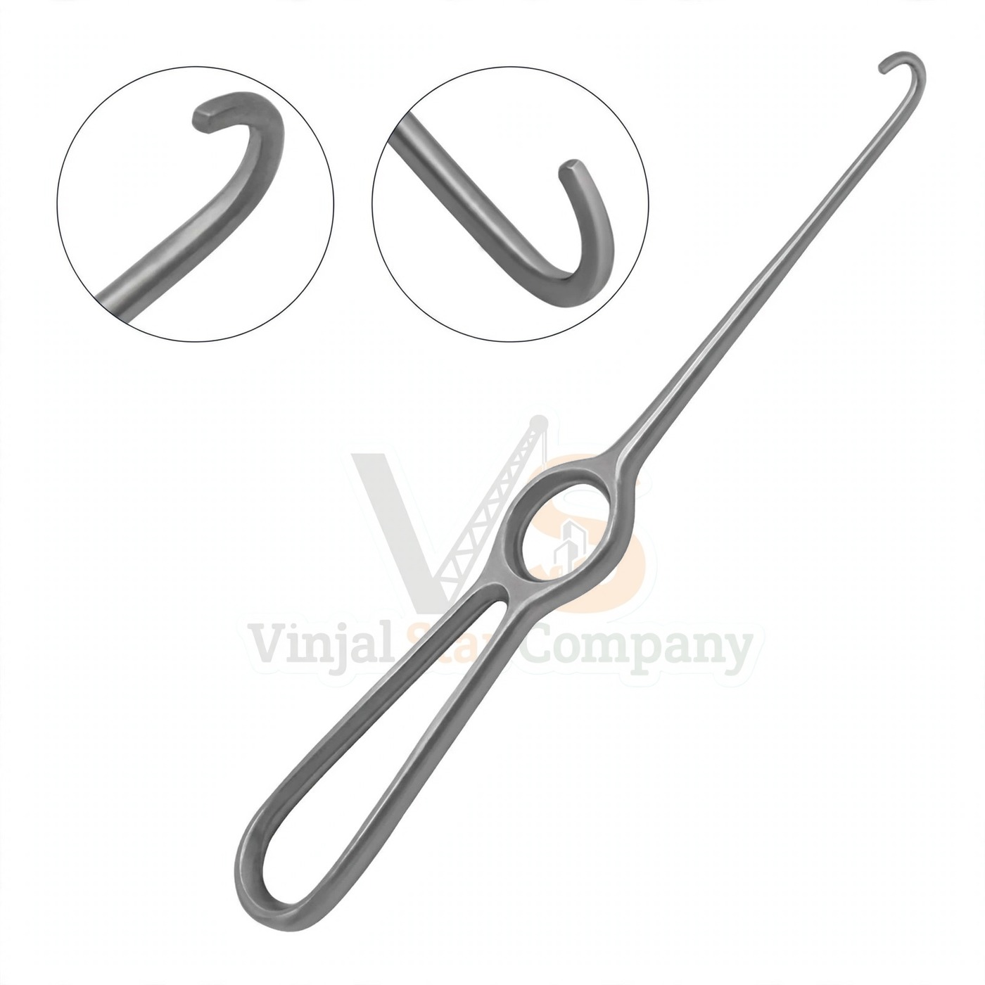 sm1548 - Vinjal Star Company product photo Volkman Bone Hook | VS Surgico - Image 1