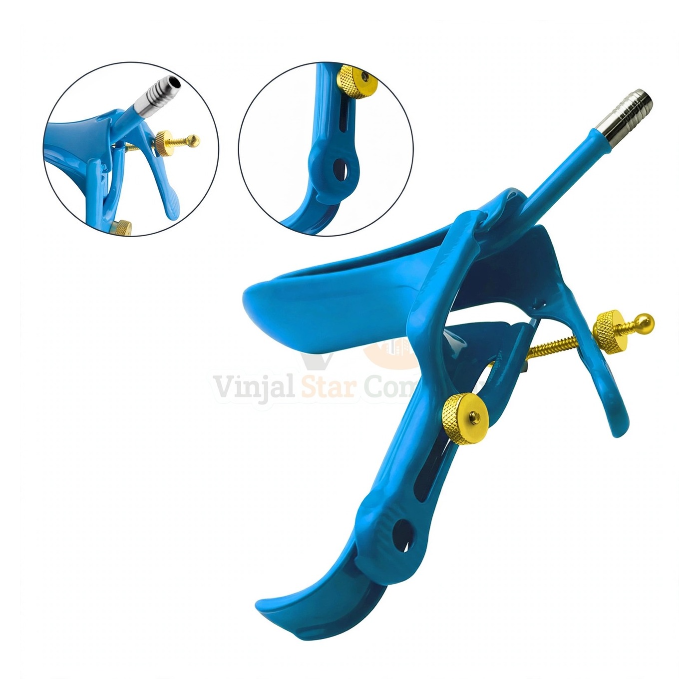 sm2450-1.jpg Graves Vaginal Speculum Small Lletz Leep Blue Coated | VS Surgico - Image 1