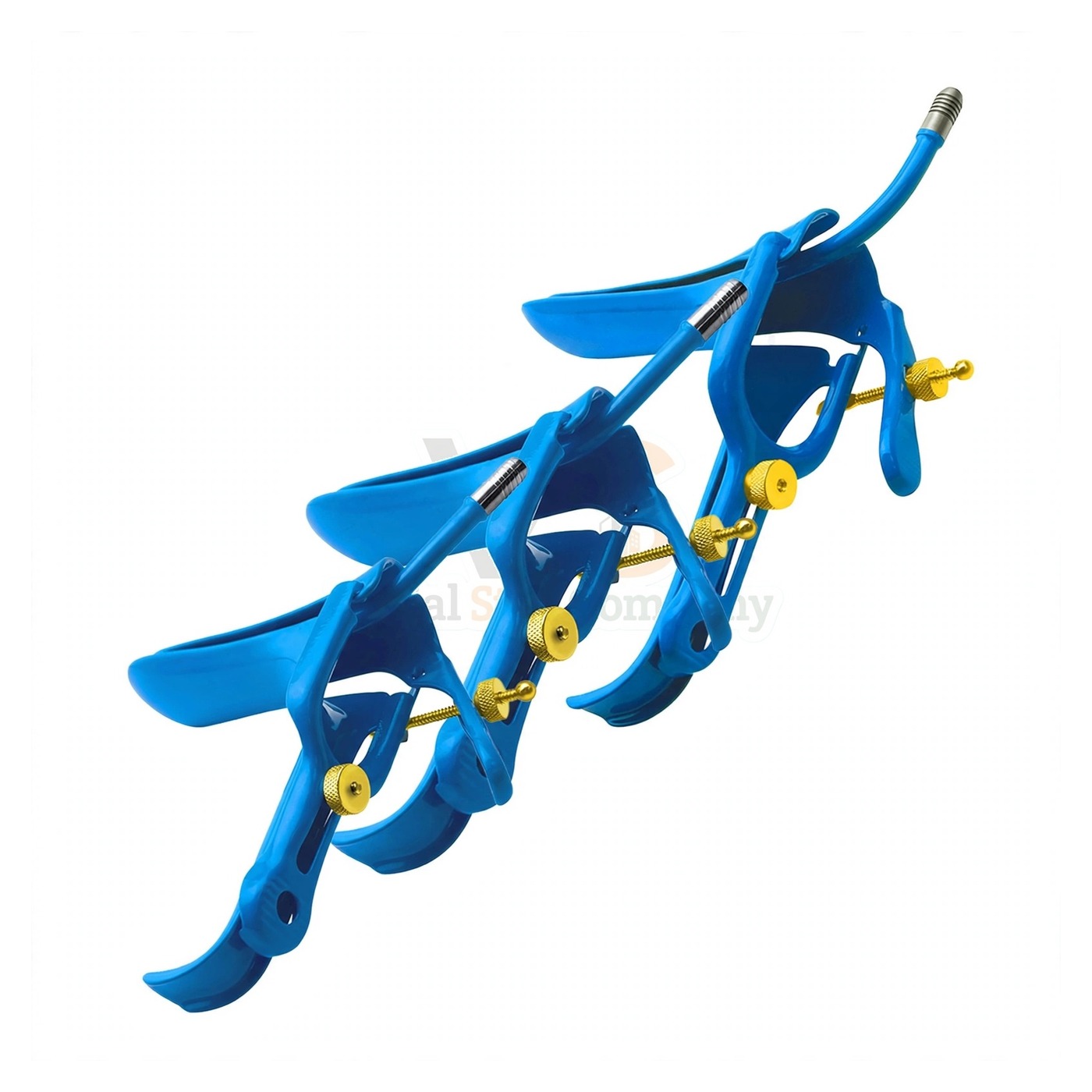 sm2454-1.jpg 3 Pcs Graves Lletz Leep Blue Coated Vaginal Speculum Set | VS Surgico - Image 1