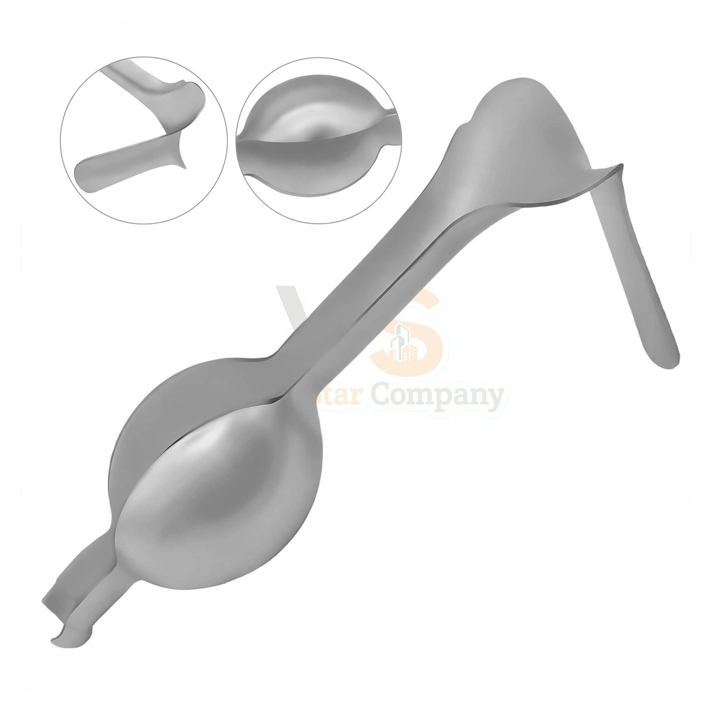 sm2561-1.jpg Auvard Weighted Vaginal Speculum 2 5Lbs 1136G Single Ended | VS Surgico - Image 1