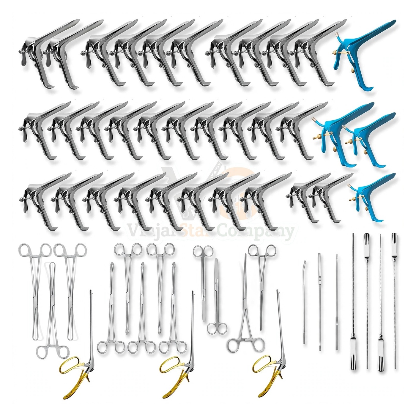 sm2565-1.jpg Huge Lot Of Ob Gyn Instruments Forceps Speculums | VS Surgico - Image 1