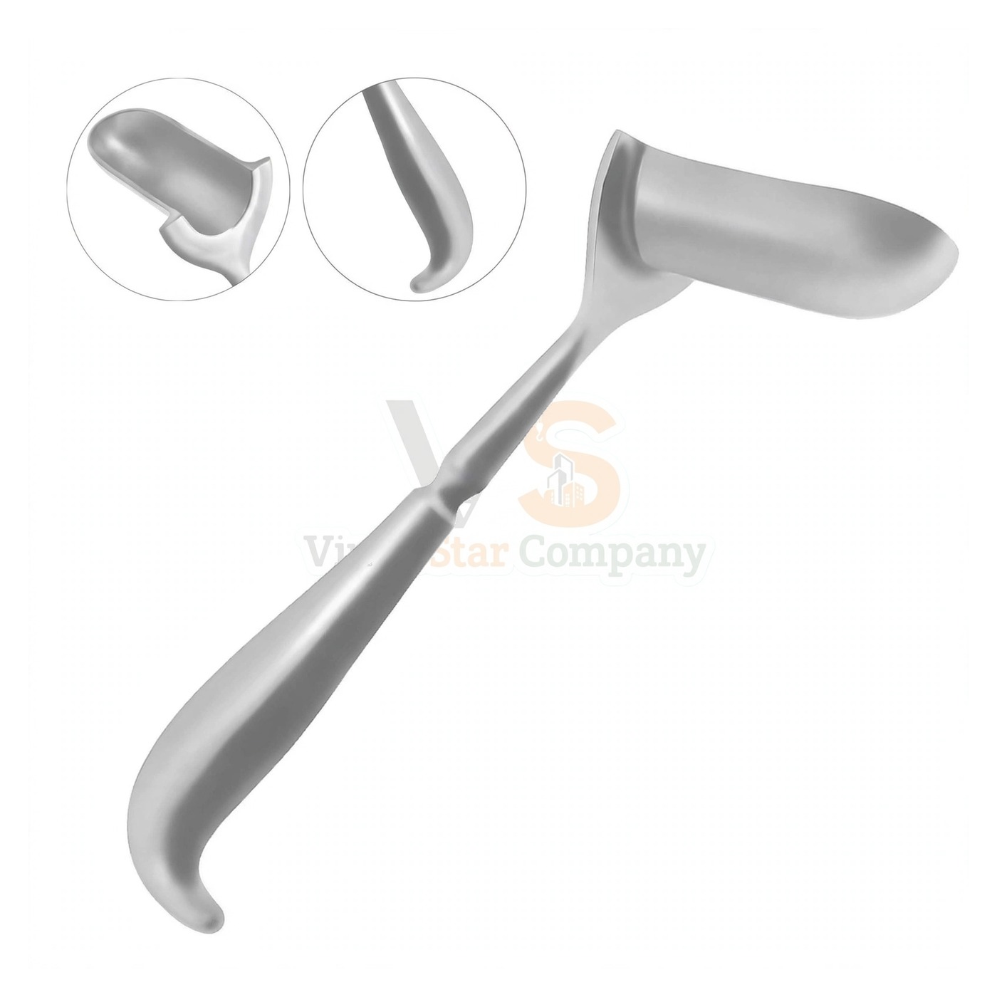 sm2577-1.jpg Hill Ferguson Rectal Retractor 8 3 4 Large Blade 3X7 6cm | VS Surgico - Image 1