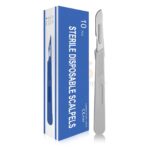 10 Pcs Disposable Scalpel Blades 21 With Plastic Handle | VS Surgico