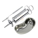 3 Pcs Ear Wax Cleaning Kit Ear Syringe 4 Oz Kidney Bowl 10 | VS Surgico