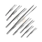 8 Thumb Dressing Forceps Tweezers Straight 3 5 12 Serrated | VS Surgico