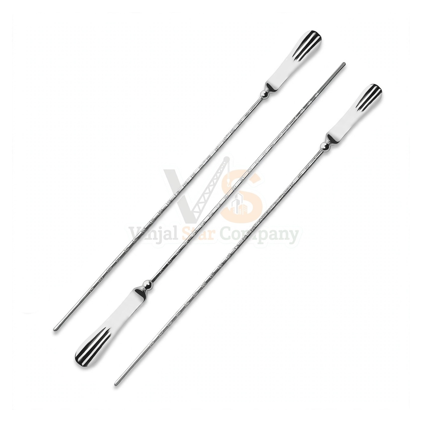 sm3214-1.jpg 3 Sims Uterine Sound Straight 13 Graduated In Cm Malleable | VS Surgico - Image 1