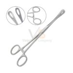 Foerster Sponge Forceps 7 Straight Smooth Jaws | VS Surgico