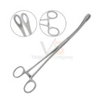 Foerster Sponge Forceps 7 Curved Serrated Jaws | VS Surgico