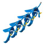 4 Pcs Graves Lletz Leep Blue Coated Vaginal Speculum Set | VS Surgico