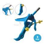3 Blue Coated Lletz Leep Pederson Vaginal Speculum Medium | VS Surgico