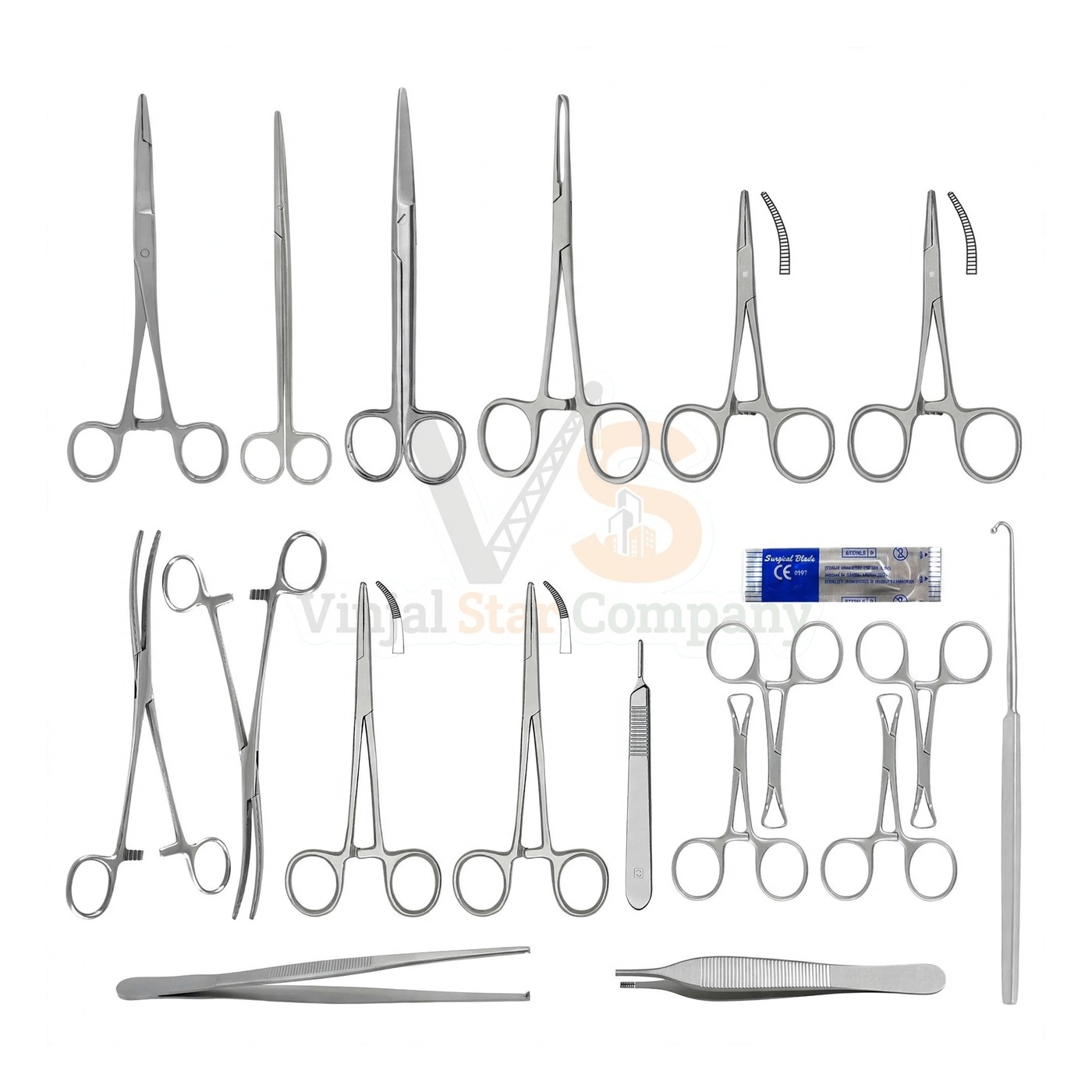 sm3427 18 Pcs Economy Feline Spay Kit | VS Surgico - Image 1