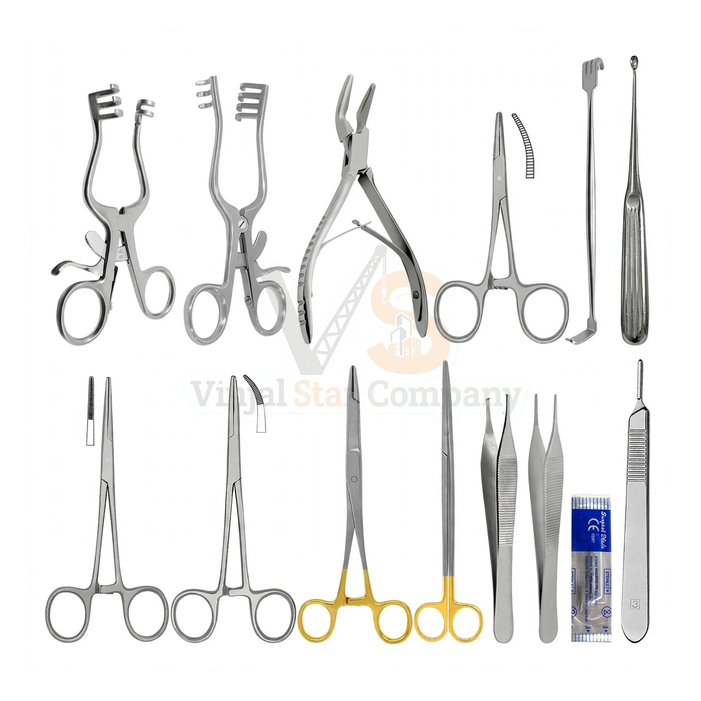 sm3440 13 Pcs Animal Ear Surgery Instruments Kit | VS Surgico - Image 1