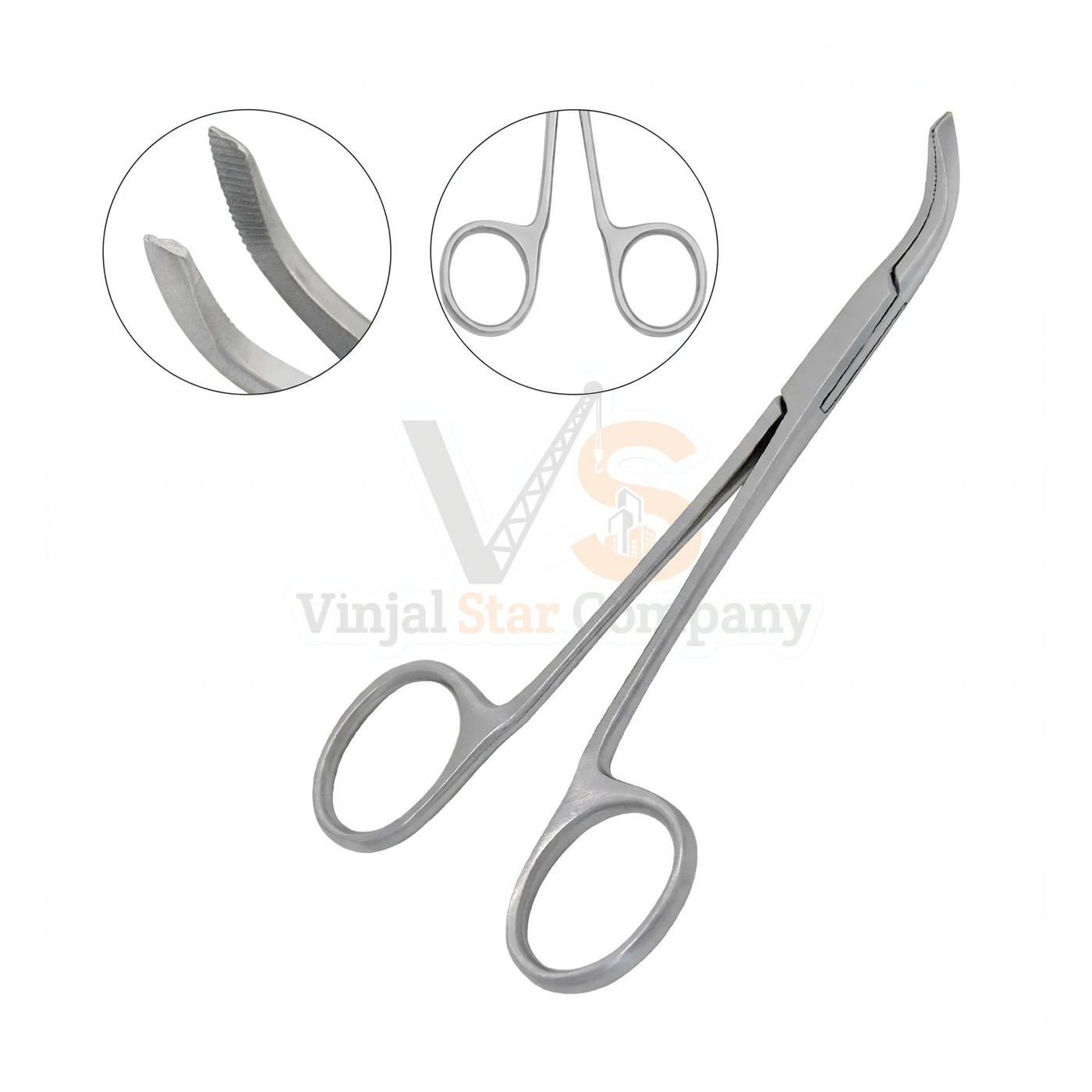sm3452 Rodent Molar And Premolar Forceps 5 2 Serrated | VS Surgico - Image 1