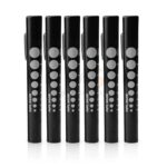 6 Pcs Disposable Penlights Set Diagnostic Ent Medical Black | VS Surgico