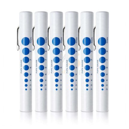 6 Pcs Disposable Penlights Set Diagnostic Ent Emergency Medical White | VS Surgico