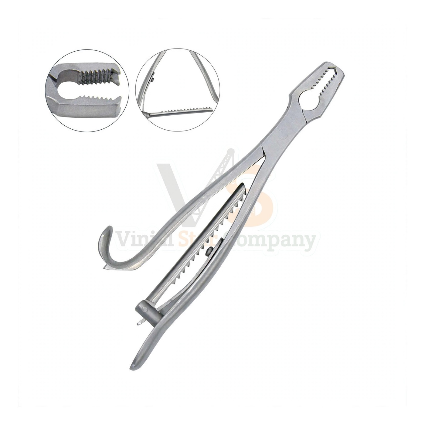 sm3623 Kern Bone Holding Forceps 9 With Ratchet | VS Surgico - Image 1