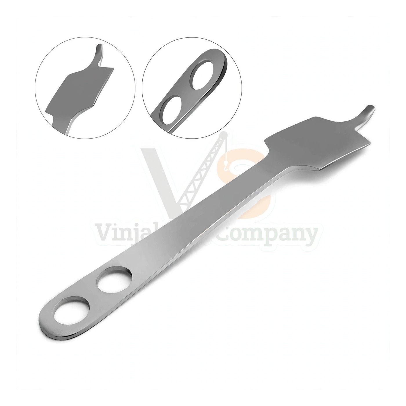 sm3636 Hohmann Retractor 9.1 2.43mm Wide Blade Narrow Tip | VS Surgico - Image 1