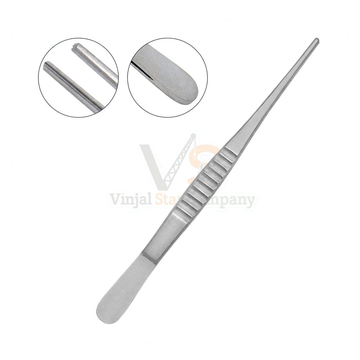sm3719-1.jpg Debakey Atraumatic Tissue Forceps 8 2 0Mm Tip | VS Surgico - Image 1