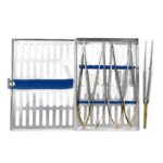 5 Pcs Tc Castroviejo Micro Surgery Set With Sterilization Box Cassette | VS Surgico