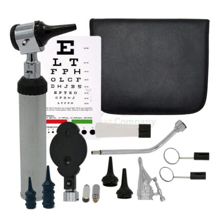 Ent Ophthalmoscope Otoscope Nasal Diagnostic Set Kit With Case | VS Surgico