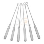 6 Thomas Uterine Curettes Set 11 Blunt Blade | VS Surgico