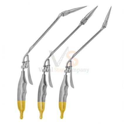 3 Hemorrhoid Suction Ligator Set Angled Up Down And Straight | VS Surgico