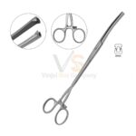 Museux Tenaculum Forcep 6Mm Wide 2X2 Teeth 9 5 Curved | VS Surgico
