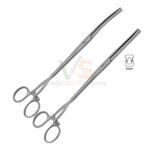 2 Museux Tenaculum Forceps Straight Curved | VS Surgico