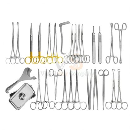 28 Cesarean Section Instruments Set With Box | VS Surgico