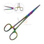 Multi Rainbow Color Kelly Hemostat Forceps 5 5 Straight | VS Surgico