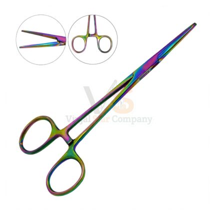 Multi Rainbow Color Kelly Hemostat Forceps 5 5 Straight | VS Surgico