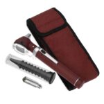 Fiber Optic Mini Otoscope 13 Pcs Set Burgundy | VS Surgico