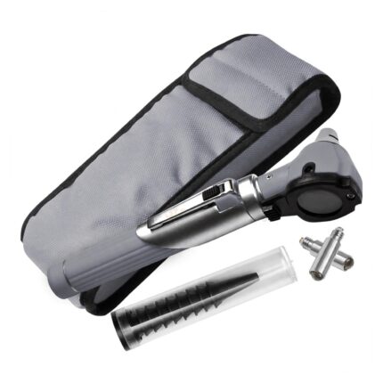 Fiber Optic Mini Otoscope 13 Pcs Set Gray | VS Surgico