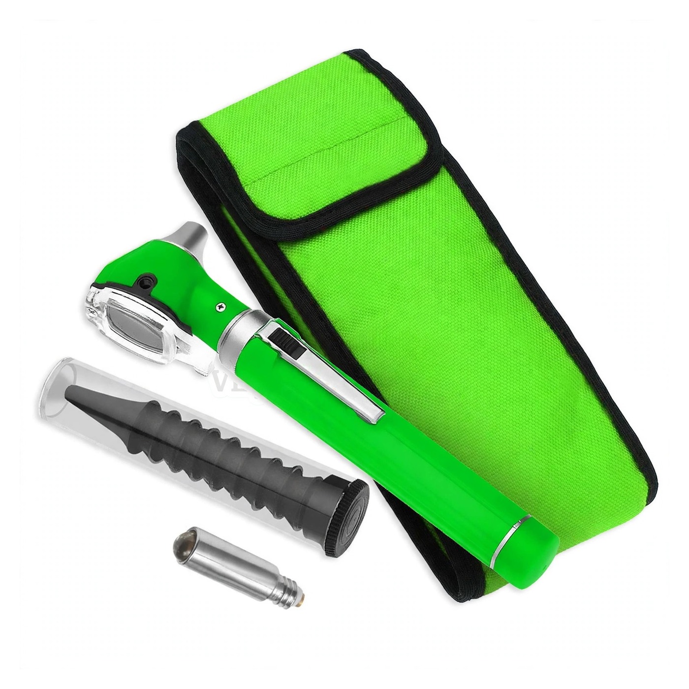 sm4441-1.jpg Fiber Optic Mini Otoscope 13 Pcs Set Light Green | VS Surgico - Image 1
