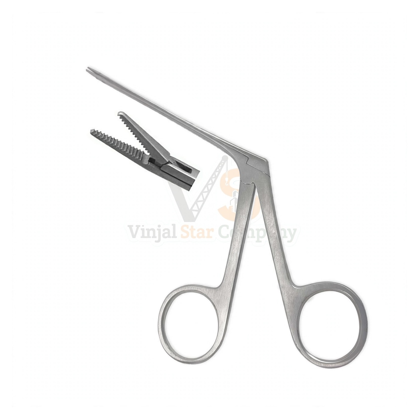 sm4474-1.jpg Micro Alligator Forceps 3 5 Serrated Jaws | VS Surgico - Image 1