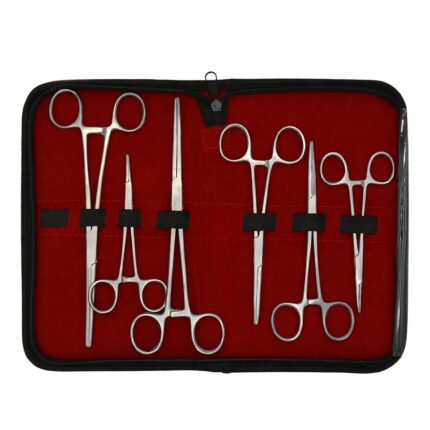 6Pcs Ultimate Hemostat Forceps Set 3 5 5 5 7 25 With Carrying Case | VS Surgico