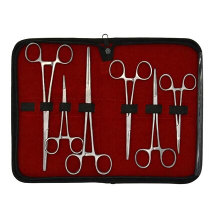 6Pcs Ultimate Hemostat Forceps Set 5 6 25 8 With Case | VS Surgico