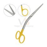 Tc Cottle Dorsal Scissors 6 Angled Shanks Gold Handle | VS Surgico