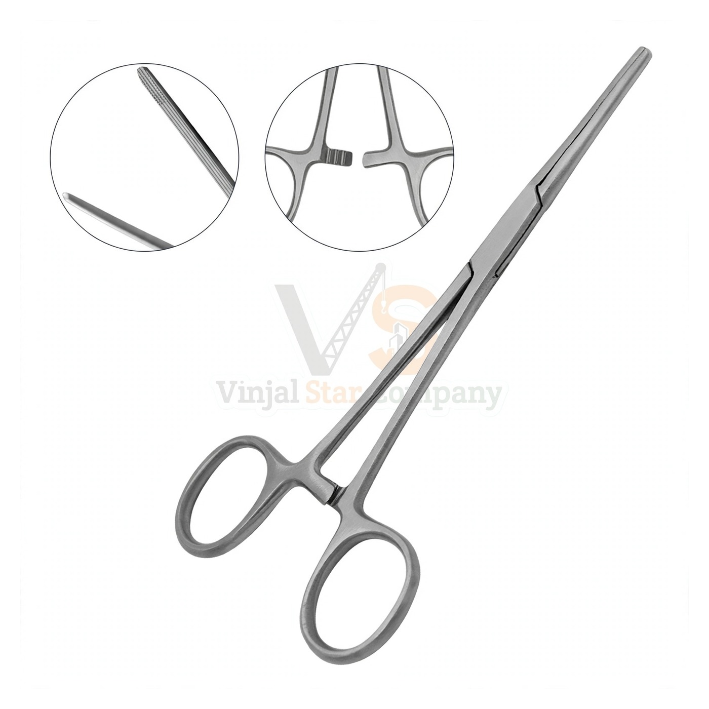 sm4690-1.jpg Rochester Carmalt Forceps 8 Straight | VS Surgico - Image 1