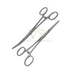 2 Rochester Carmalt Forceps 8 Straight Curved | VS Surgico