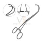 Debakey Atraumatic Multipurpose Curved Clamps 6 75 | VS Surgico