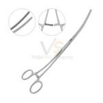 Debakey Aortic Aneurysm Clamps 10 Curved 95Mm 1X2 Teeth | VS Surgico