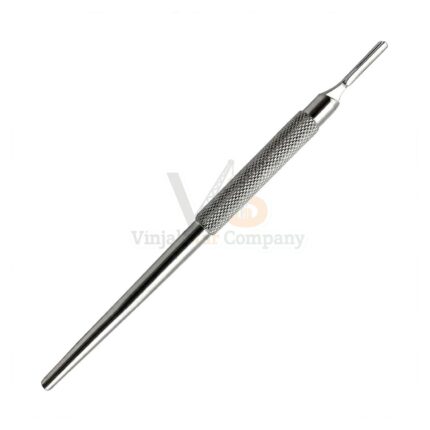 Round Scalpel Handle 3 Straight Fits Blade 10 16 | VS Surgico