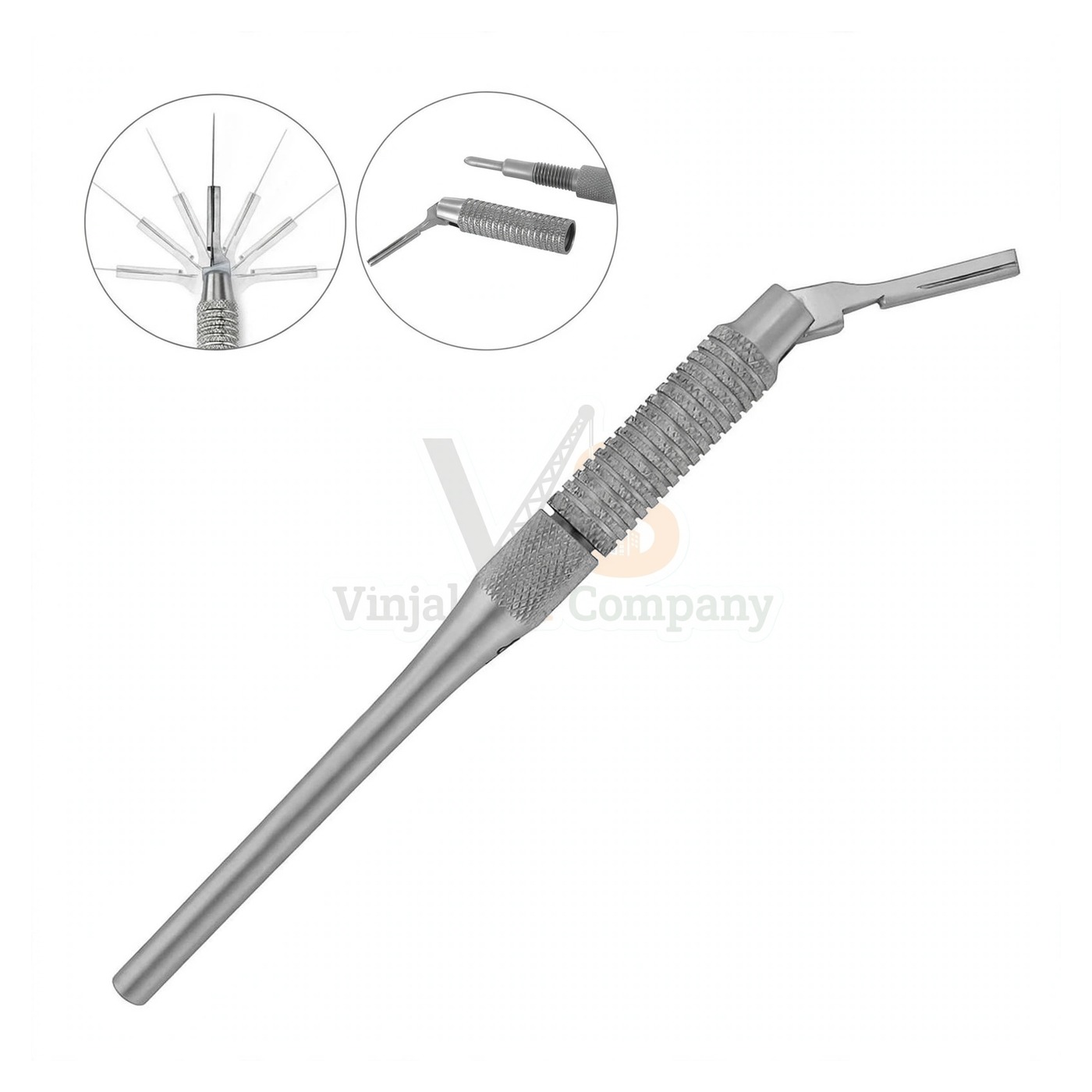 sm4833-1.jpg Adjustable Scalpel Handle 3 180 Degree Rotation | VS Surgico - Image 1
