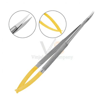 Tc Castroviejo Scissors 7 Curved Round Handle | VS Surgico