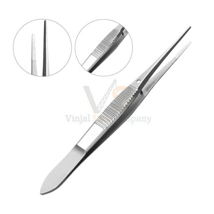 Eye Dressing Forceps 4 Serrated Straight | VS Surgico