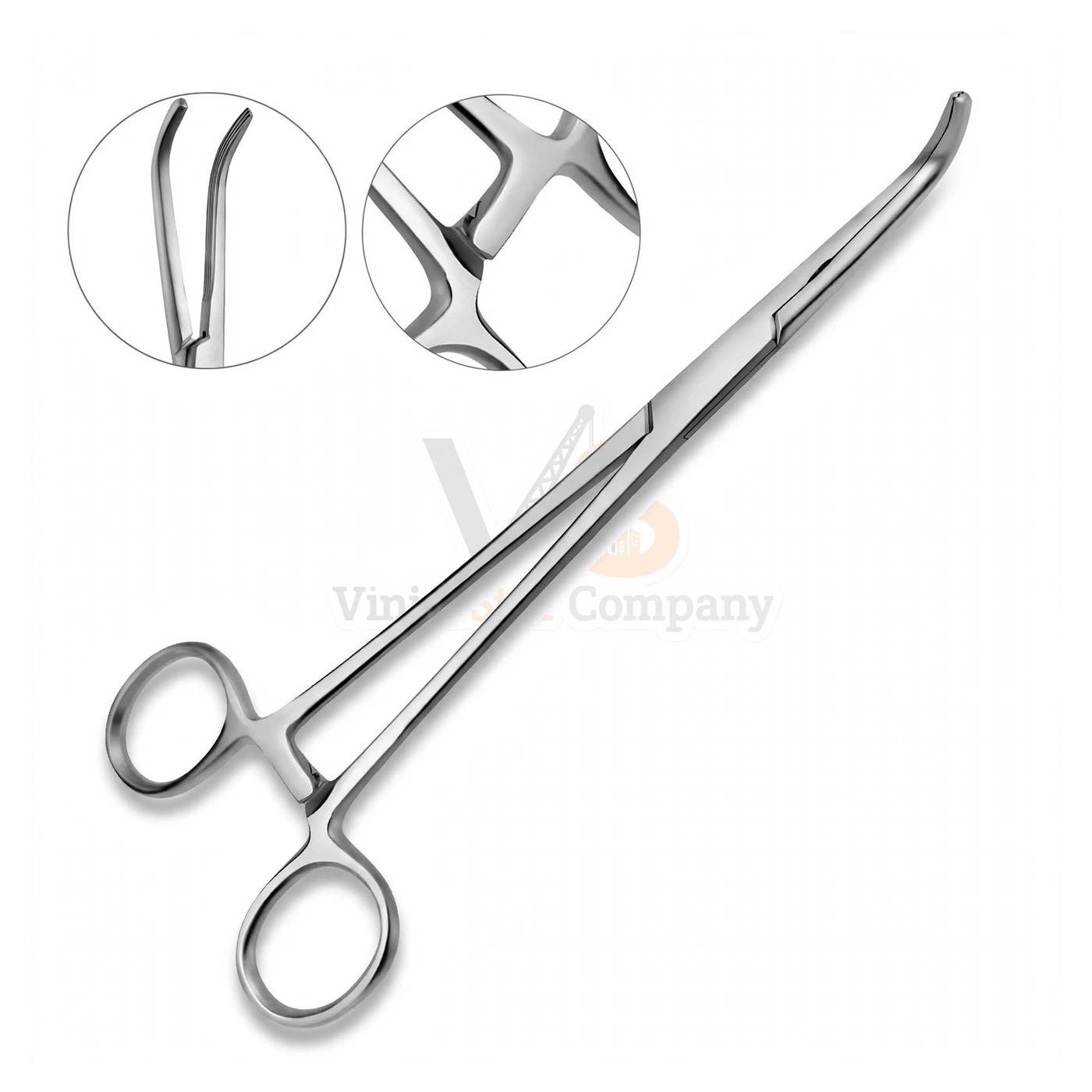 sm4959-1.jpg Lahey Gall Duct Forceps 9 Curved | VS Surgico - Image 1
