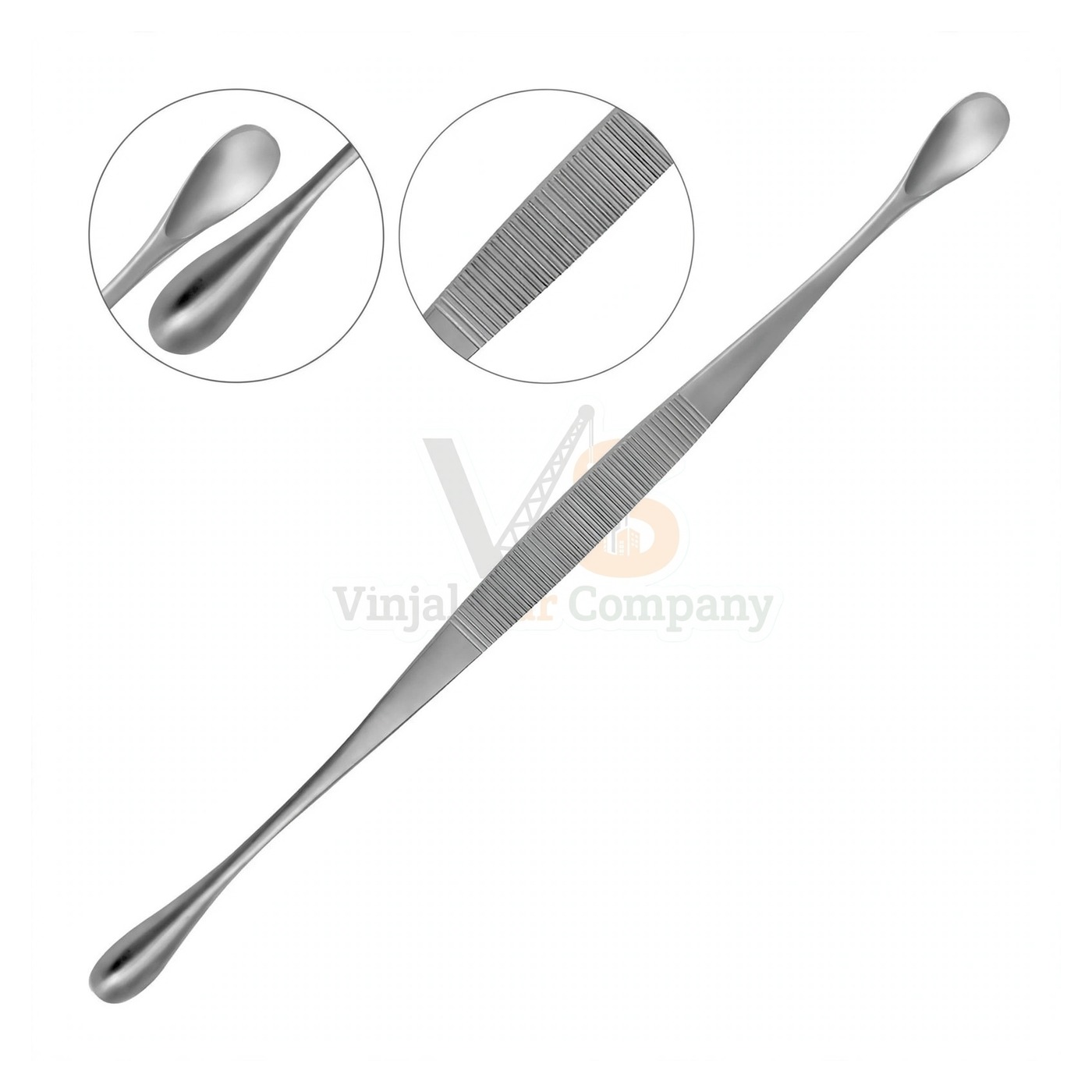 sm4973-1.jpg Ferguson Gall Stone Scoop 9 1 2 Double Ended Medium | VS Surgico - Image 1