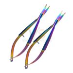 2 Rainbow Castroviejo Scissors 4 5 Straight Curved | VS Surgico